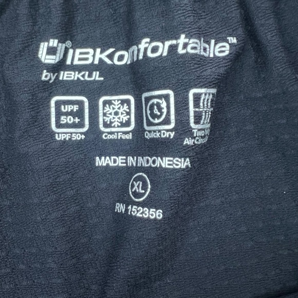 IBKUL IBKomfortable Size XL Straight-leg jogger Black Pants with Pockets - Picture 11 of 14